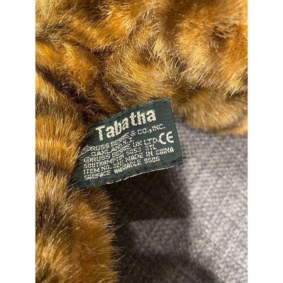 Tabatha Russ Tiger 11 Inch Plush Striped Brown Black - Picture 6 of 8